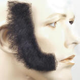 100% Human Hair Long Sideburns