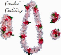 Flower Lei Wristband & Headband