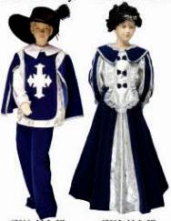 Musketeer Boy Costume Child Musketeer Girl Costume