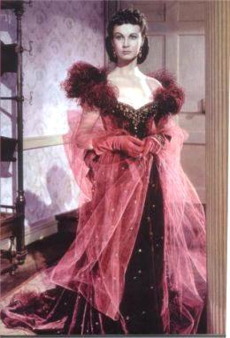 Scarlett O'Hara Costume Garnet Gown