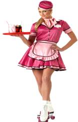 50's Soda Shop Car Hop Costume 