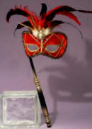 Venetian Mask w/Stick