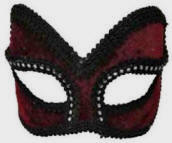 Venetian Mask w/Eyeglass Arms