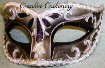 Silver Glitter Mask