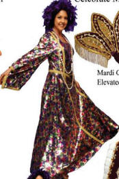 Mardi Gras Lady or Queen Costume