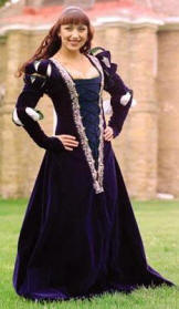 German Medieval Gown Costume 