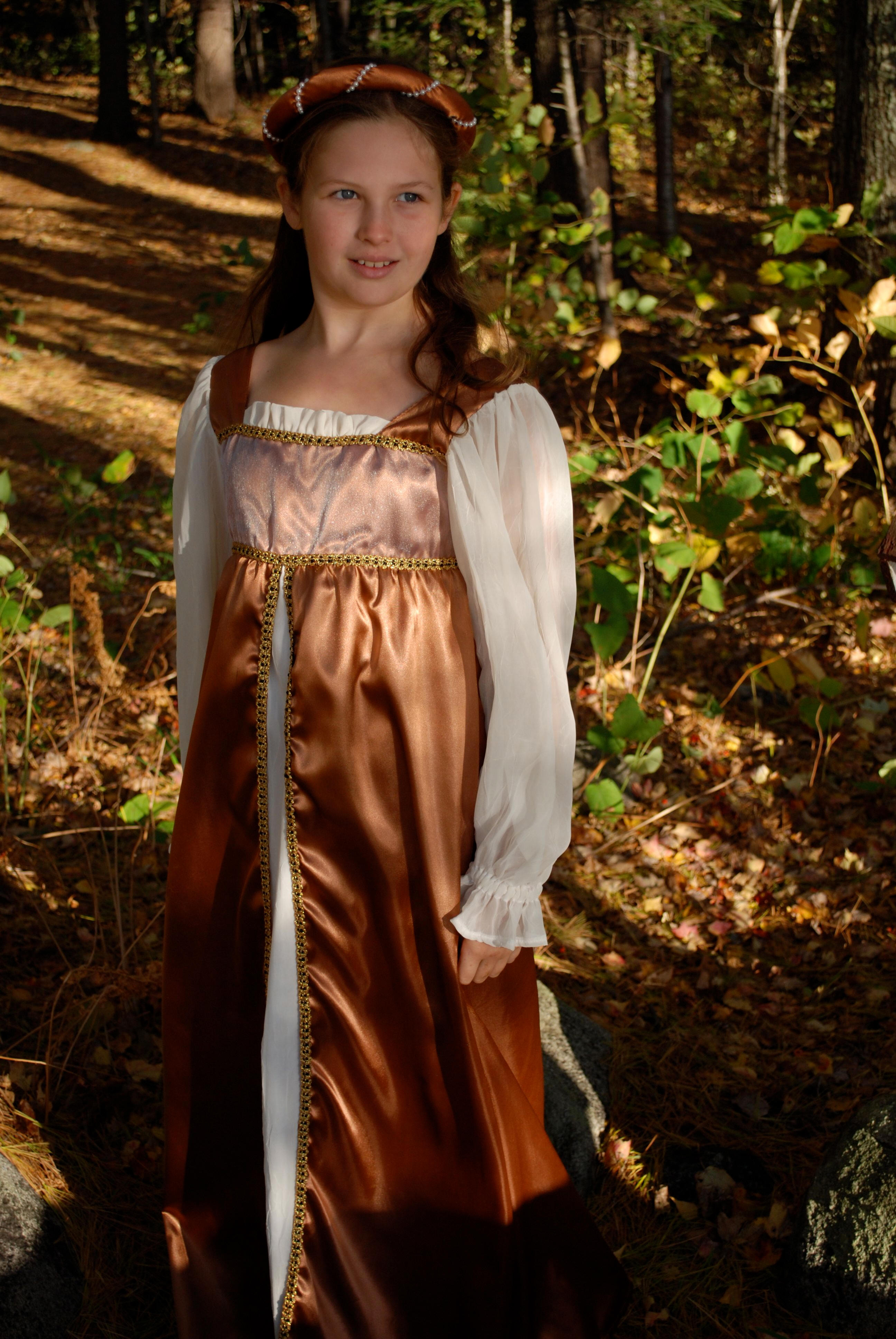 Child Golden Maiden Costume 