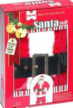 Plush Santa Claus Suit Costume