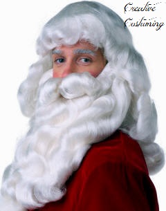 Santa Beard & Wig Set Jumbo 