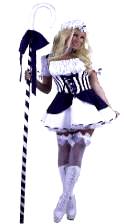 Little Bo Peep Costume with Petticoat Underskirt