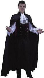 56" Velvet Velour Formal Cape Front Tie