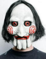 Saw Jigsaw Mask with Hair