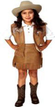 Child Western Lil Annie Costume 