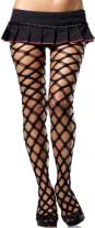 5 String Fish Scale Fishnet Pantyhose