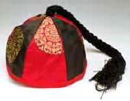 Chinese Skull Cap w/Braid