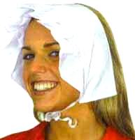 Cotton Puritan Bonnet 