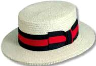 Straw Boater Hat