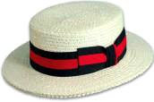 Straw Boater Hat