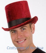 Crushed Velvet Top Hat