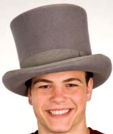 Wool Felt Flared Top Hat 