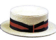 Skimmer Hat Real Straw