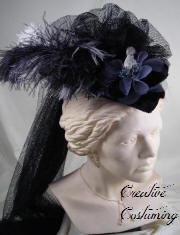 Victorian Tea Drop Form Hat