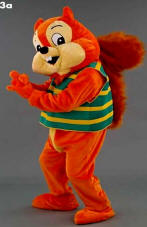 Squirrel Mascot Costume