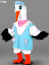 Stork Mascot Costume