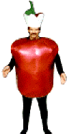 Apple Costume Mascot