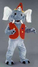 Circus Elephant Mascot Costume