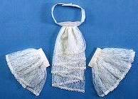 Colonial Lace Jabot & Cuffs Set