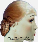 1940's Eva Peron Bun Wig