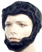 Abe Lincoln Wig & Strap on Beard Set