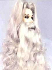 Wizard Wig & Beard Set 