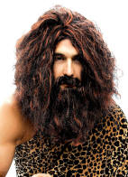 Caveman Wig & Beard Set