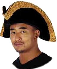 Admiral Napoleon Deluxe Tricorn Hat