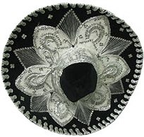 Fancy Charro Sombrero 22"