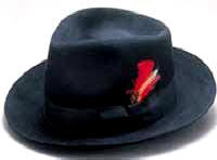 Wool Felt Blues Brothers Fedora Hat