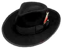 Wool Felt Zoot Fedora Hat