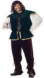 Tavern Man Costume Medieval Renaissance Plus Size